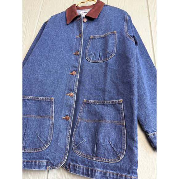 Vintage Haik’s Denim Chore Jacket Small 90s - Picture 4 of 6